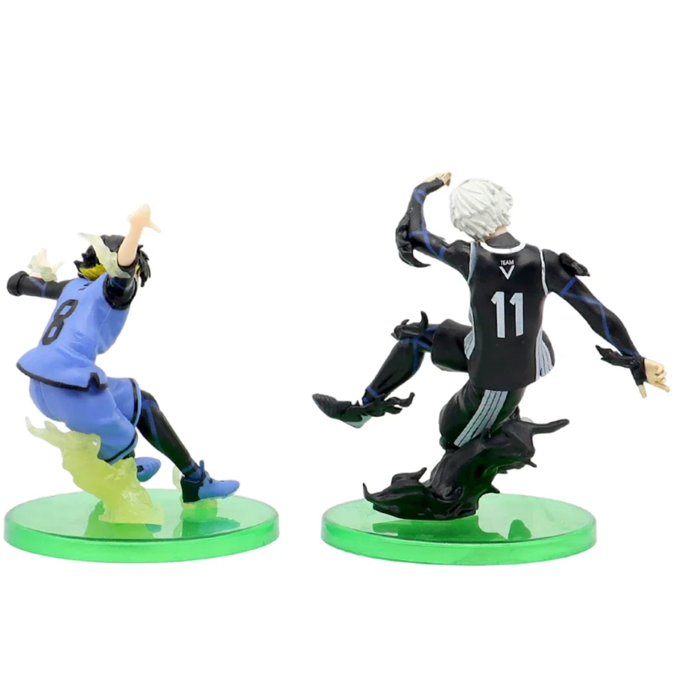 BLUE LOCK Anime Isagi Yoichi Seishiro Bachira Meguru Bachira Meguru Mikage Reo PVC Action Figures Anime Cartoon Model Toy Gift