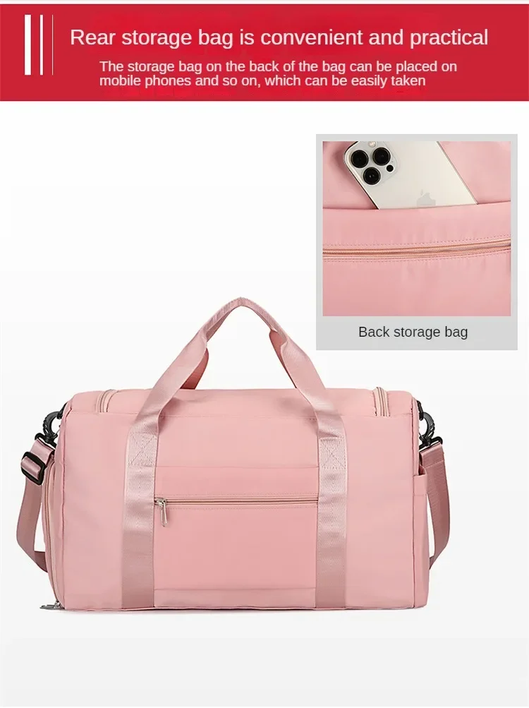 Carry On Travel Bag Large Capacity Gym Bag Weekender Overnight Duffle Bags With Shoe Compartment Sports Fitness Bags for Women