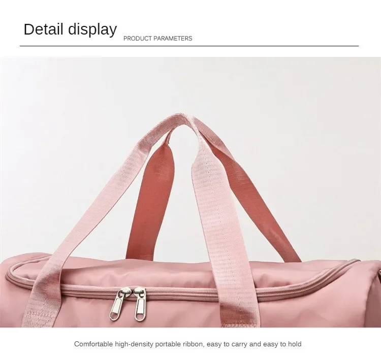 Carry On Travel Bag Large Capacity Gym Bag Weekender Overnight Duffle Bags With Shoe Compartment Sports Fitness Bags for Women