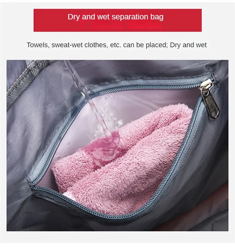 Carry On Travel Bag Large Capacity Gym Bag Weekender Overnight Duffle Bags With Shoe Compartment Sports Fitness Bags for Women