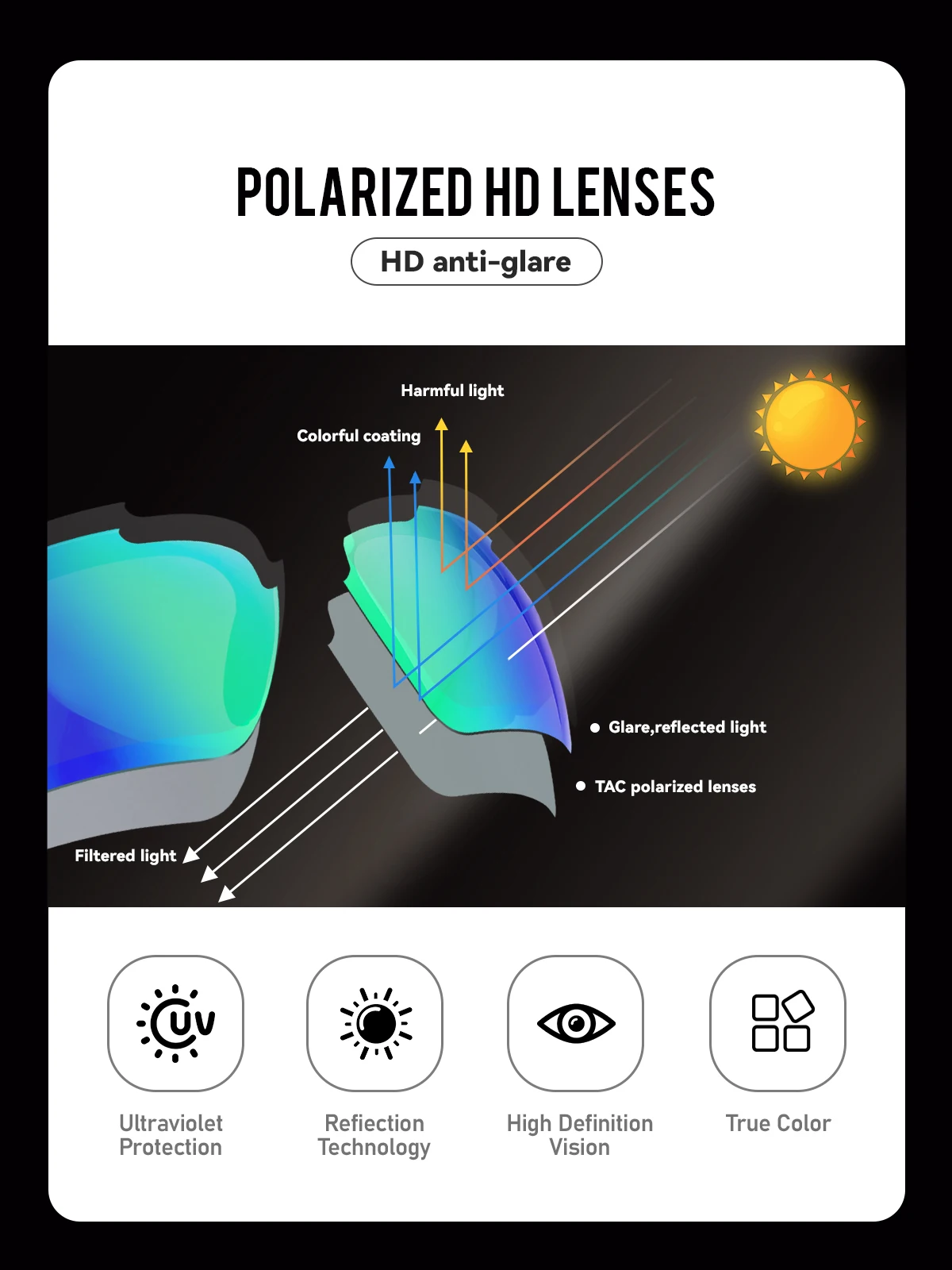 Sport Sunglasses Men Cycling Glasses Running Fishing Eye Protection Riding Goggles Outdoor Sports