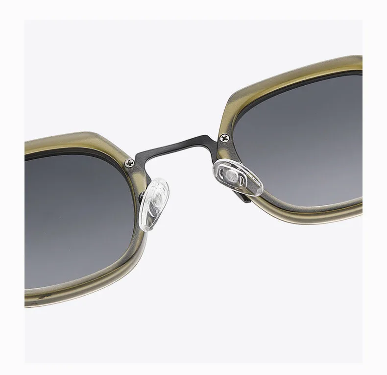UVLAIK Metal Punk Sunglasses Women Luxury Brand Vintager Sun Glasses Men Irregular Square Hip Hop Sunglass Shades UV400