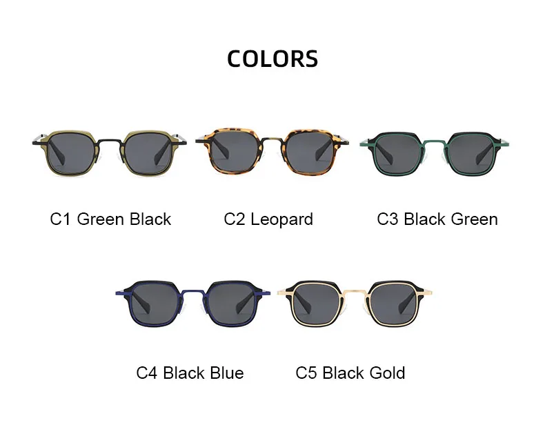 UVLAIK Metal Punk Sunglasses Women Luxury Brand Vintager Sun Glasses Men Irregular Square Hip Hop Sunglass Shades UV400