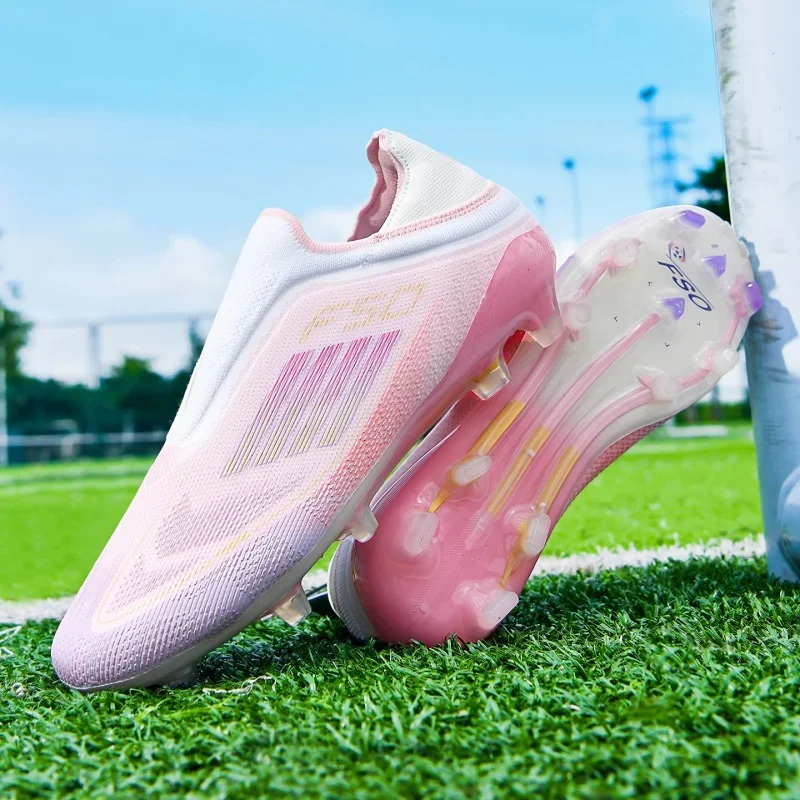 Men Turf Soccer Cleats Non‑slip Wear‑resistant Football Boots Breathable Lightweight Outdoor Artificial Grass Training Shoes