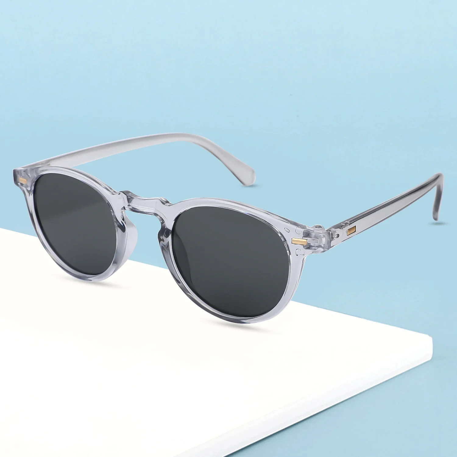 Small Round Glasses Frame Women Men Fashion Anti Blue Light Eyeglasses Frames Vintage Optical Computer Decoration Spectacles