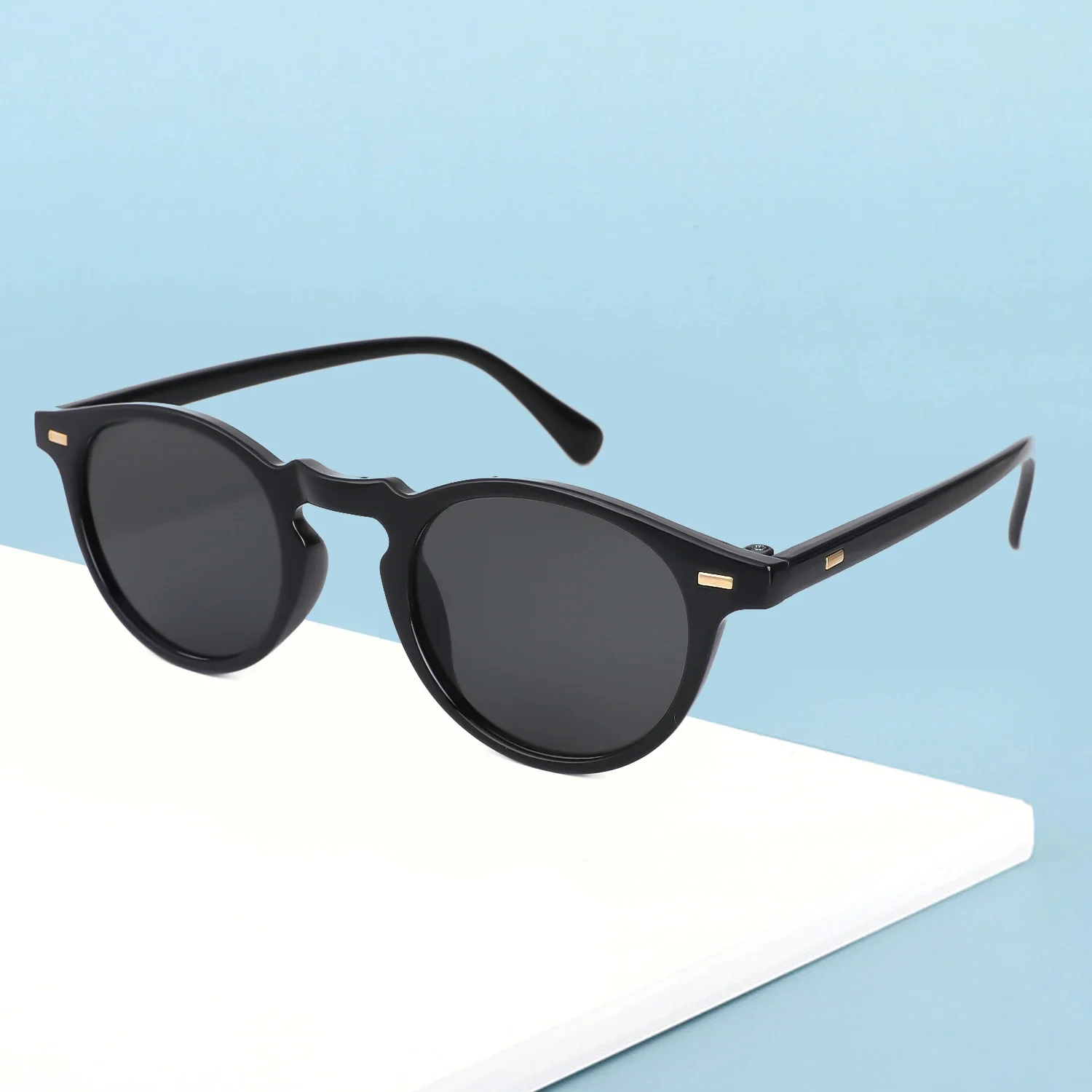 Small Round Glasses Frame Women Men Fashion Anti Blue Light Eyeglasses Frames Vintage Optical Computer Decoration Spectacles