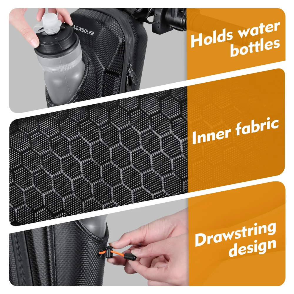 NEWBOLER 3L/5L Electric Scooter Bag Accessories Electric Vehicle Bag With Water bottle bag Waterproof Scooter Front Bag Bike Bag