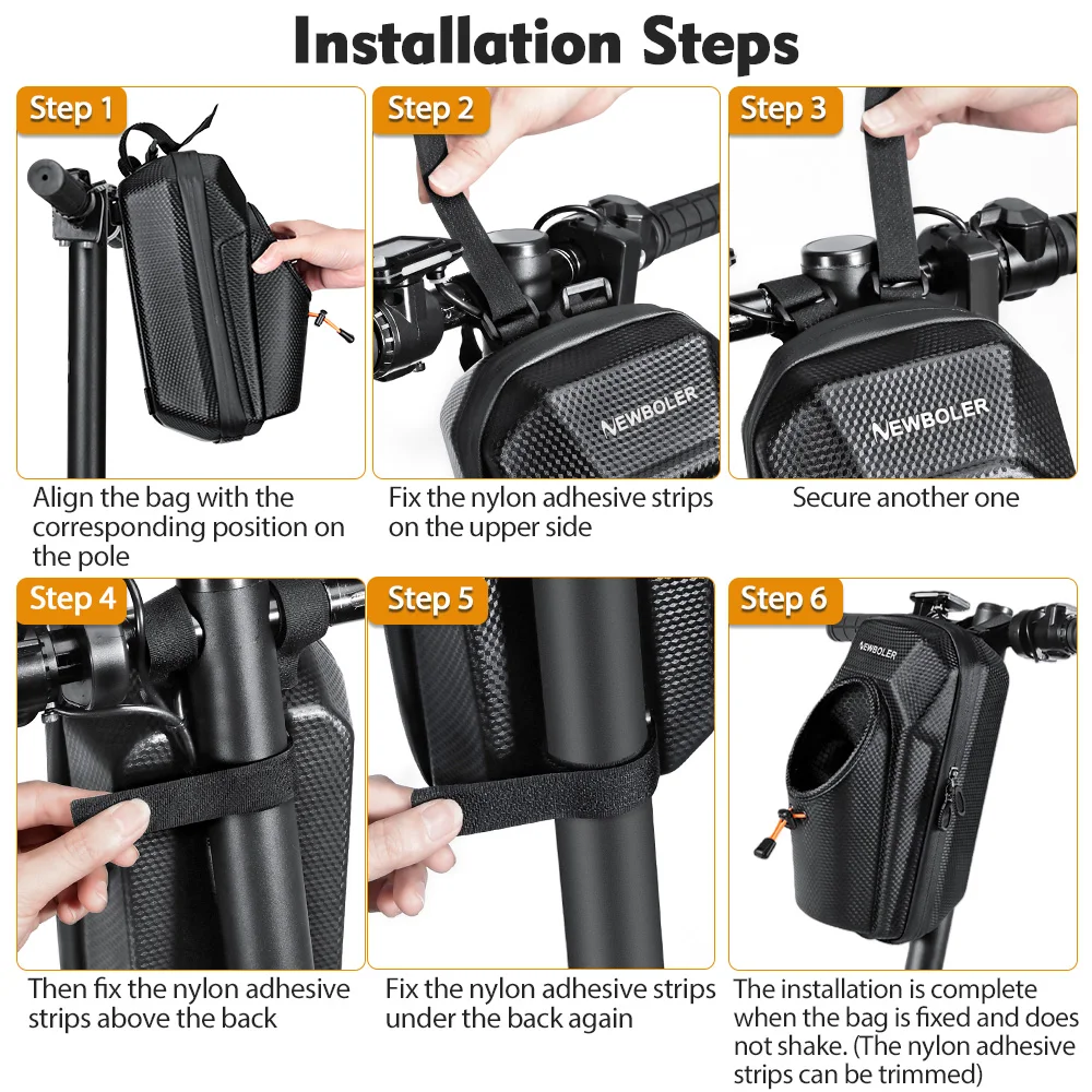 NEWBOLER 3L/5L Electric Scooter Bag Accessories Electric Vehicle Bag With Water bottle bag Waterproof Scooter Front Bag Bike Bag