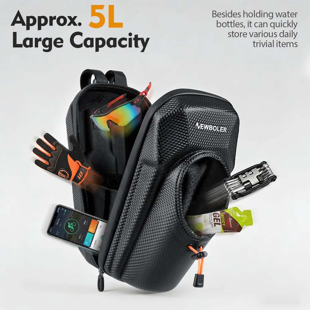 NEWBOLER 3L/5L Electric Scooter Bag Accessories Electric Vehicle Bag With Water bottle bag Waterproof Scooter Front Bag Bike Bag