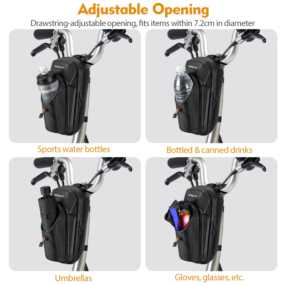 NEWBOLER 3L/5L Electric Scooter Bag Accessories Electric Vehicle Bag With Water bottle bag Waterproof Scooter Front Bag Bike Bag