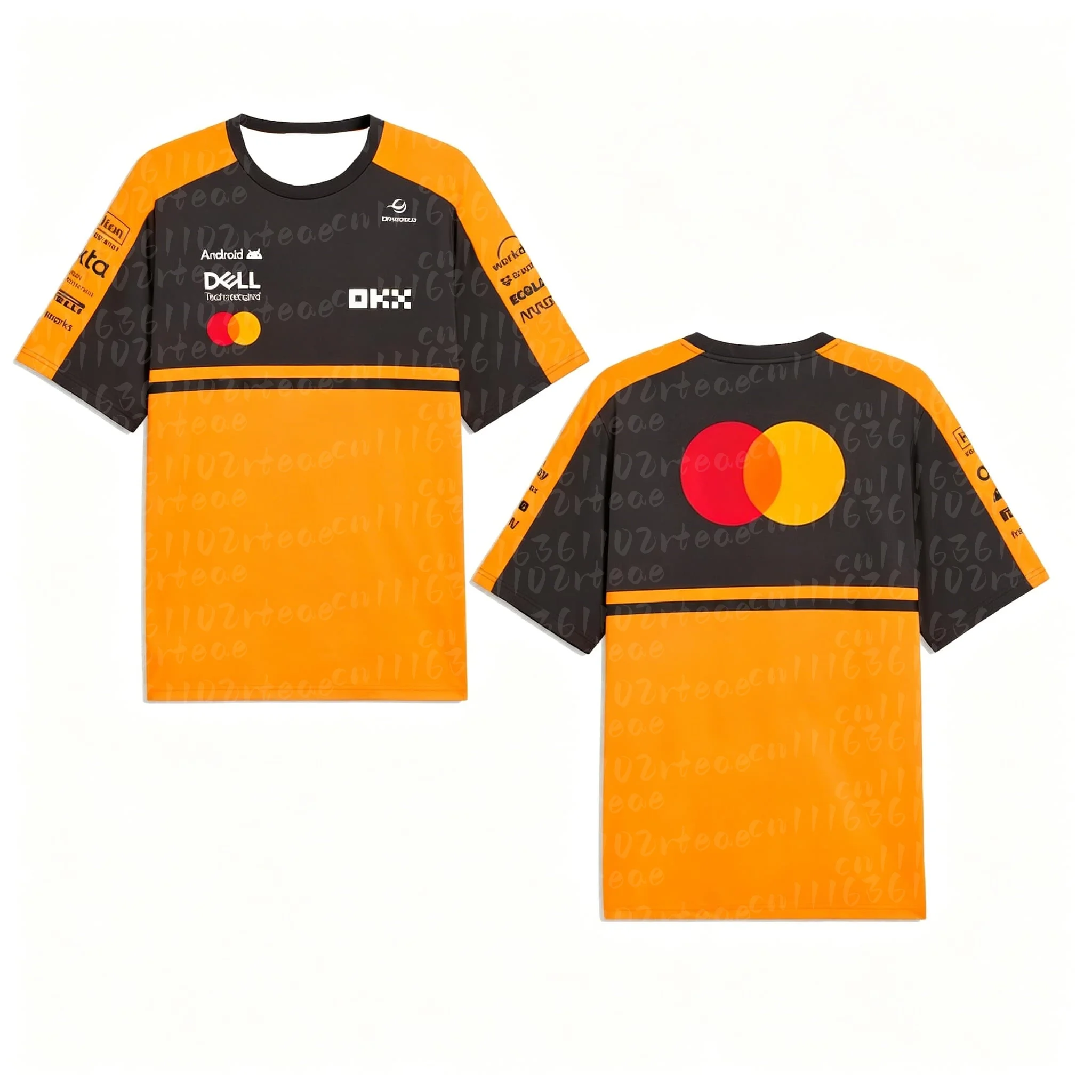 Norris 1 Racing Motorsport Jersey Tops T Shirt FamilyMatching Quick Dry Short Sleeves Tshirt