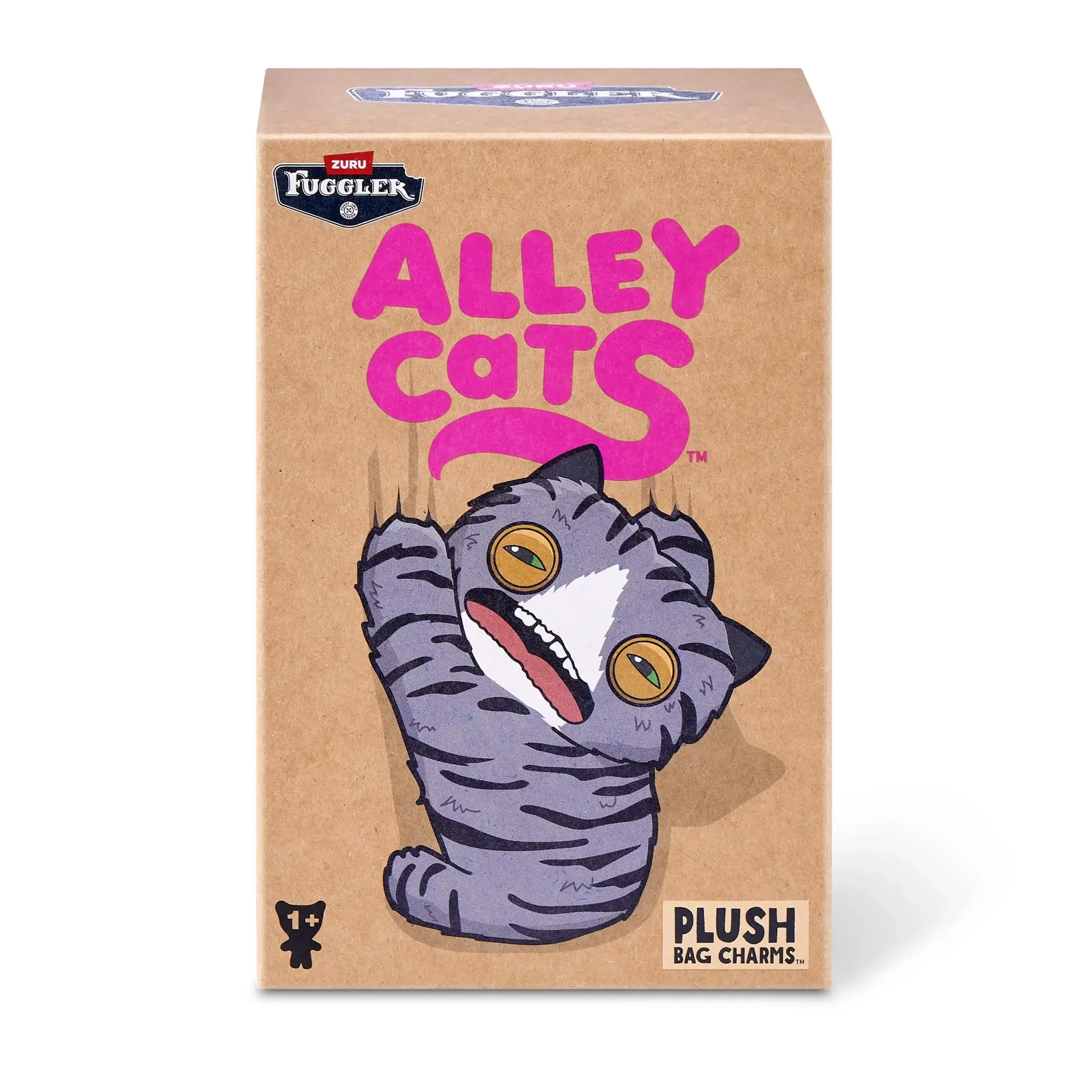 Oringal Fuggler Alley Cat Keyring 5 Inch Collectible Ugly Monster Plush Keychain Blind Box Toy