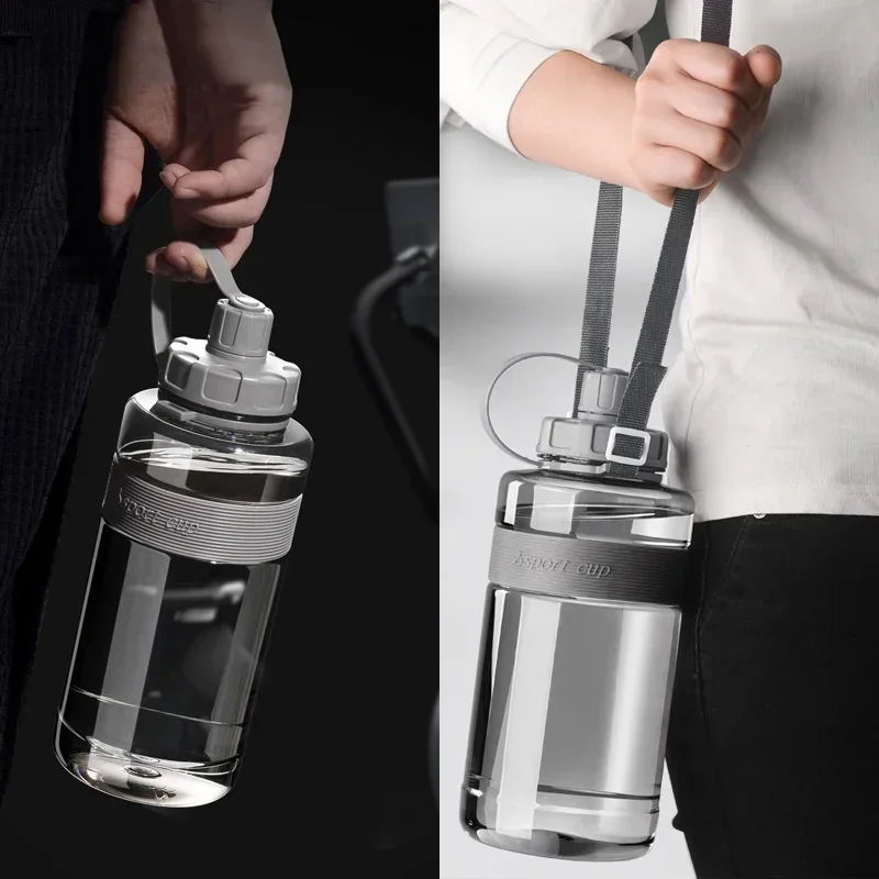 2 Liter Big Water Bottle with Straw 2L/1.5L/1L/0.6L Large Capacity School Gym Sports Drinking Bottles BPA Free Fitness