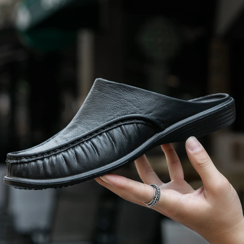 Men EVA Slippers Slip on Flats Shoes Fashion Beach Sandals Home Shoes Size 40-47