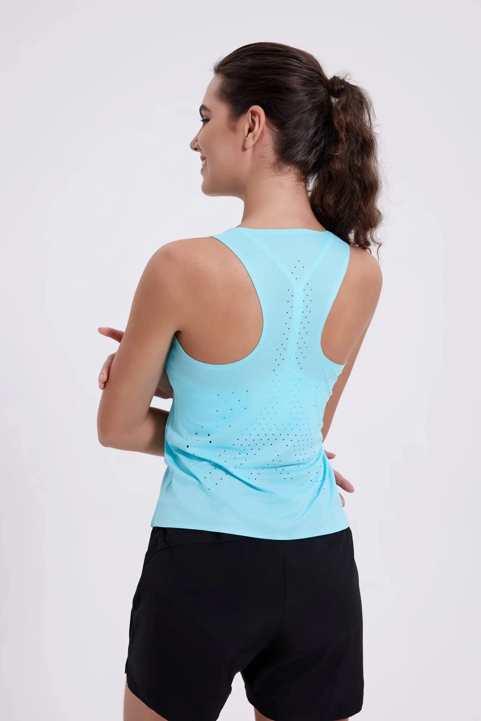 Womens Athletics Tank Top Ultra Light Running Vest Speed Sport Fitness Shirts Guys Sleeveless Athlete Track Field Clothing