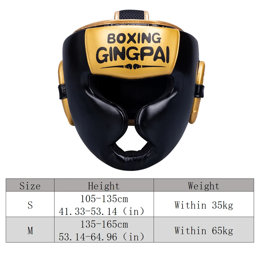 Kids Boxing Helmet MMA Sanda Muay Thai Safety Head Gear Taekwondo Full-Covered Headgear Kids Training Protective Equipment