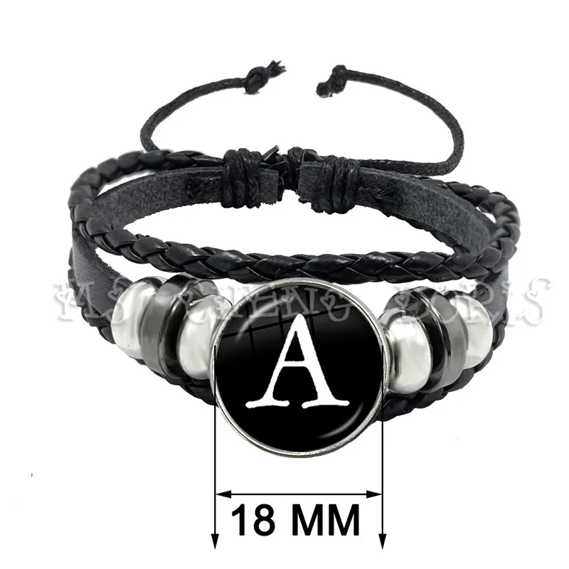New Rock Band My Chemical Romance Black Leather Adjustable Bangles Punk Bracelet 18MM Round Glass Snap Button Jewelry