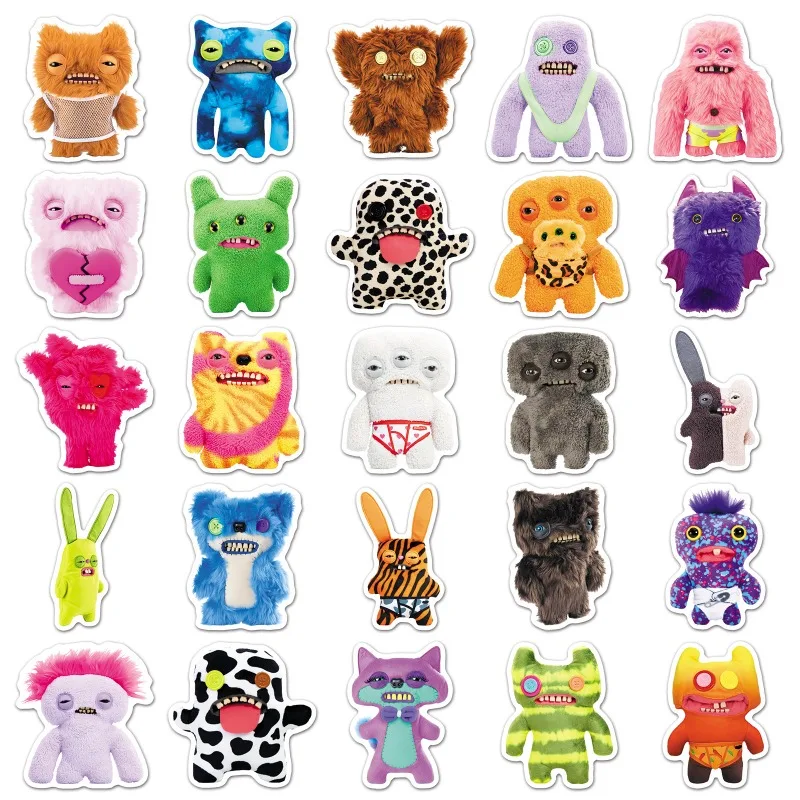 New FUGGLER 50pcs stickers personality cartoon funny cute printing student hand book desktop diy graffiti waterproof stickers