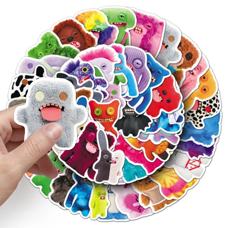New FUGGLER 50pcs stickers personality cartoon funny cute printing student hand book desktop diy graffiti waterproof stickers