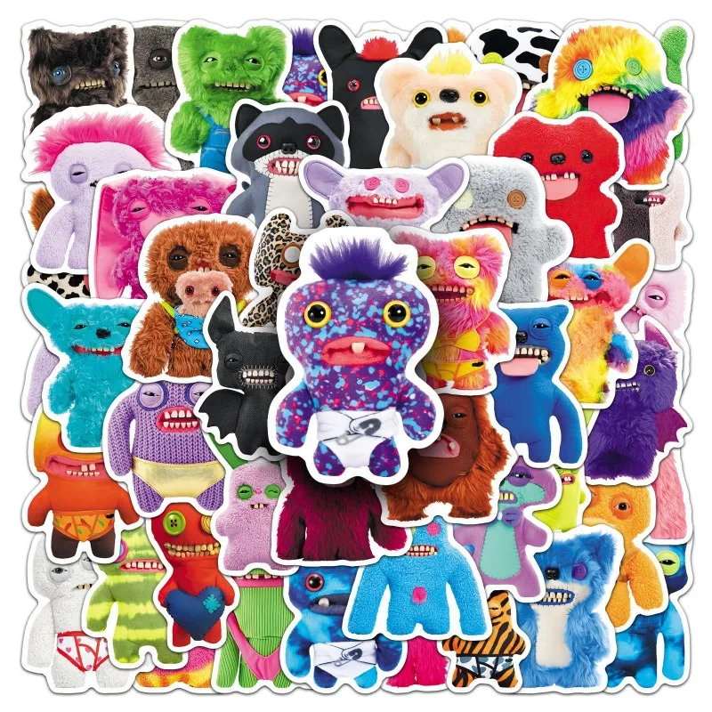 New FUGGLER 50pcs stickers personality cartoon funny cute printing student hand book desktop diy graffiti waterproof stickers