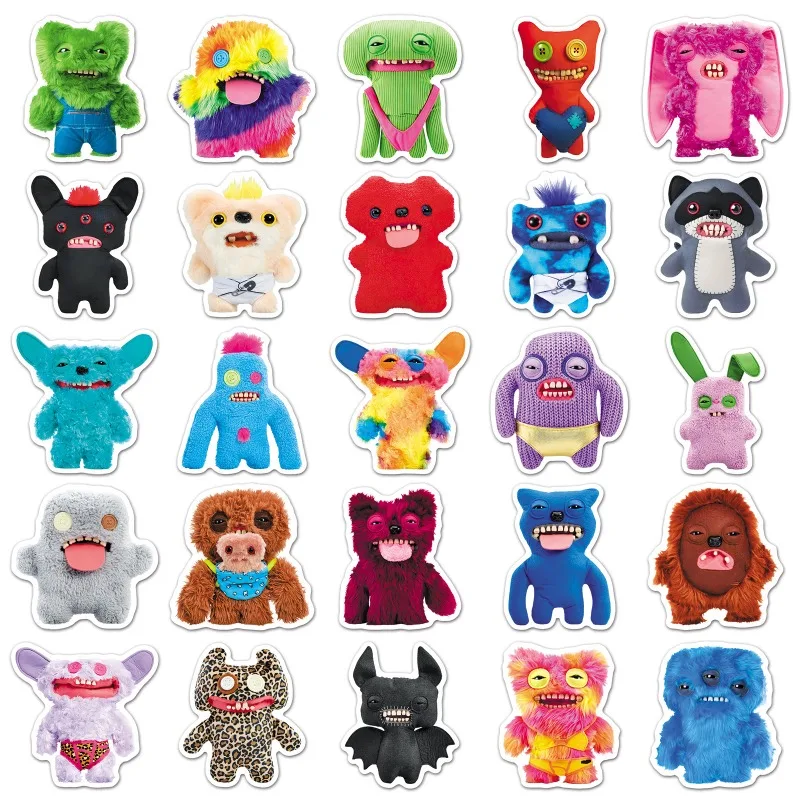 New FUGGLER 50pcs stickers personality cartoon funny cute printing student hand book desktop diy graffiti waterproof stickers