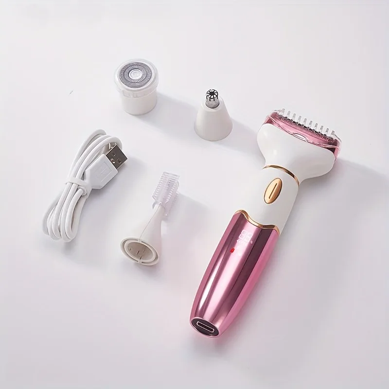 4In 1 Electric Lady Shaver, Body Hair Removal Epilator, Gifts For Women