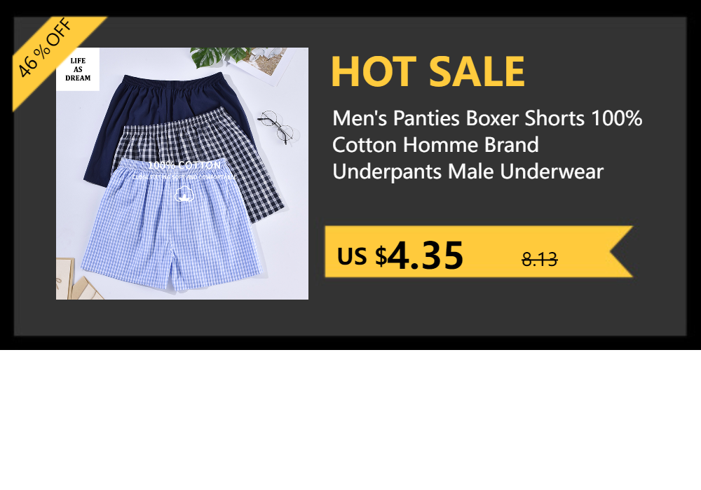 High Quality Brand 4-Pack Men's Boxer Shorts Woven Cotton 100% Classic Plaid Combed Male Underpant Loose Breathable Oversize