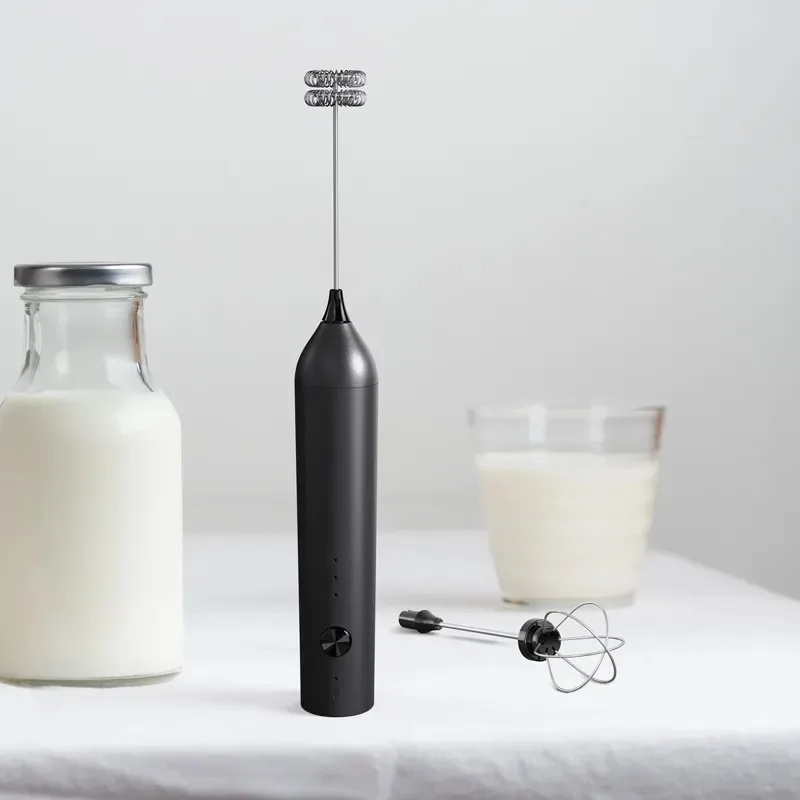 Kitchen Powerful Stirrer Milk Frother Handheld Foam Maker for Lattes Whisk Drink Mixer Coffee Electric Rechargable Egg Beater