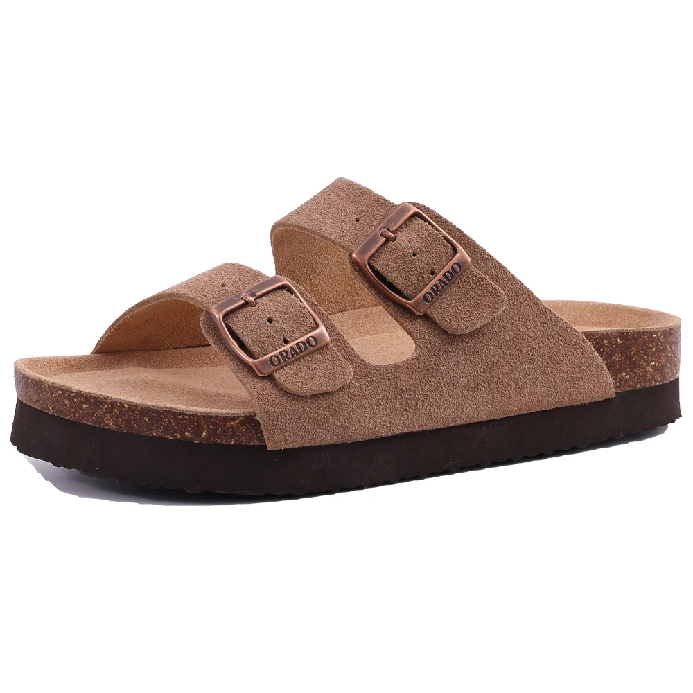 CRACOMIN Women Classic Clogs Cork Footbed Slippers Slip-on Cork Sandals Feamle Unisex Beach Shoes Outdoor Men Mules And Clogs