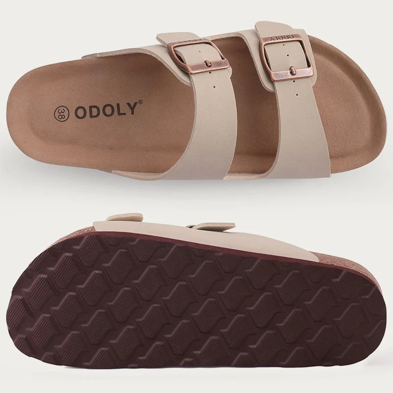CRACOMIN Women Classic Clogs Cork Footbed Slippers Slip-on Cork Sandals Feamle Unisex Beach Shoes Outdoor Men Mules And Clogs