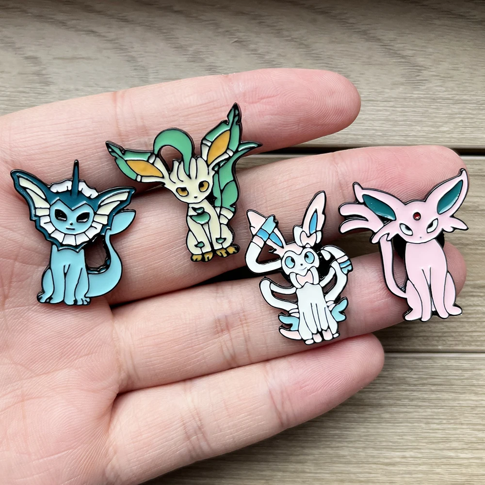 9pcs Kawaii Cartoon Elf Monster Character Brooch Badges Fashion Jewelry Bag Accessories Collectible Gift for Boys & Girls