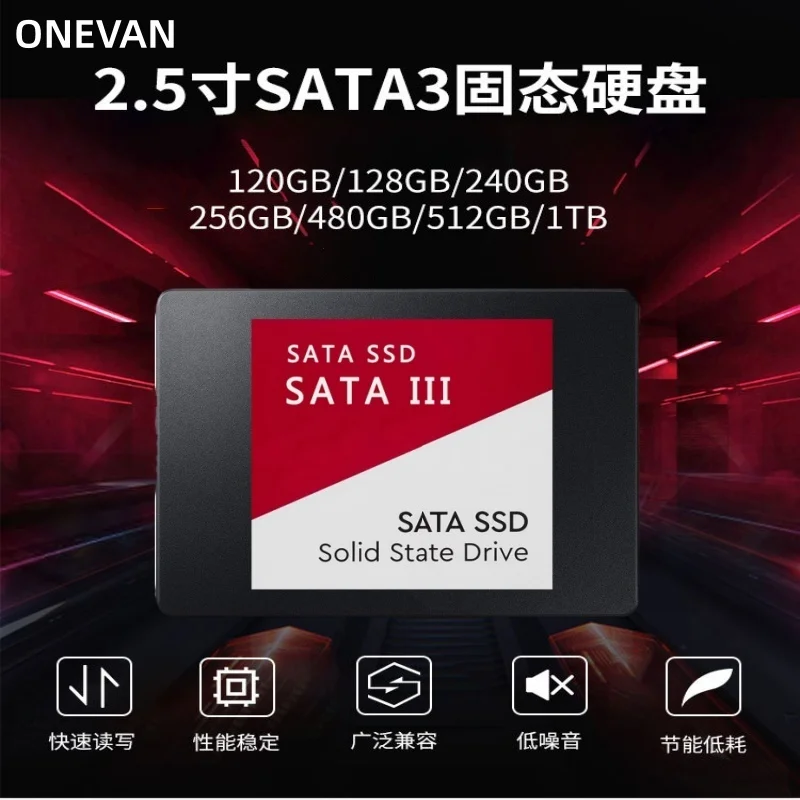 Original New 2.5 Inch SATA3 SSD Internal Solid State Drive for Laptop Desktop - 120GB 240GB 500GB Hard Disk Option