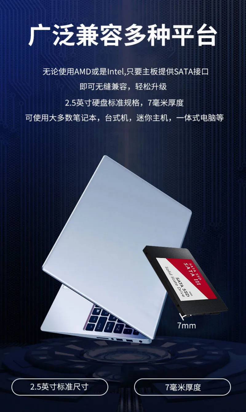 Original New 2.5 Inch SATA3 SSD Internal Solid State Drive for Laptop Desktop - 120GB 240GB 500GB Hard Disk Option