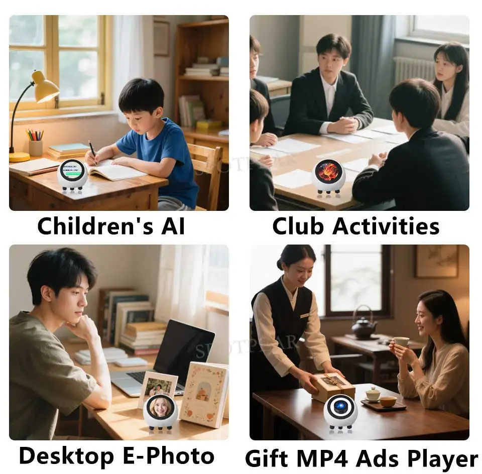 espHome Assistant Compatible XiaoZhi AI Voice Chat Robot Ball ESP32-S3 1.28 inch LCD N16R8 Development Board Wifi Clock DeepSeek
