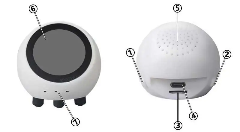 espHome Assistant Compatible XiaoZhi AI Voice Chat Robot Ball ESP32-S3 1.28 inch LCD N16R8 Development Board Wifi Clock DeepSeek
