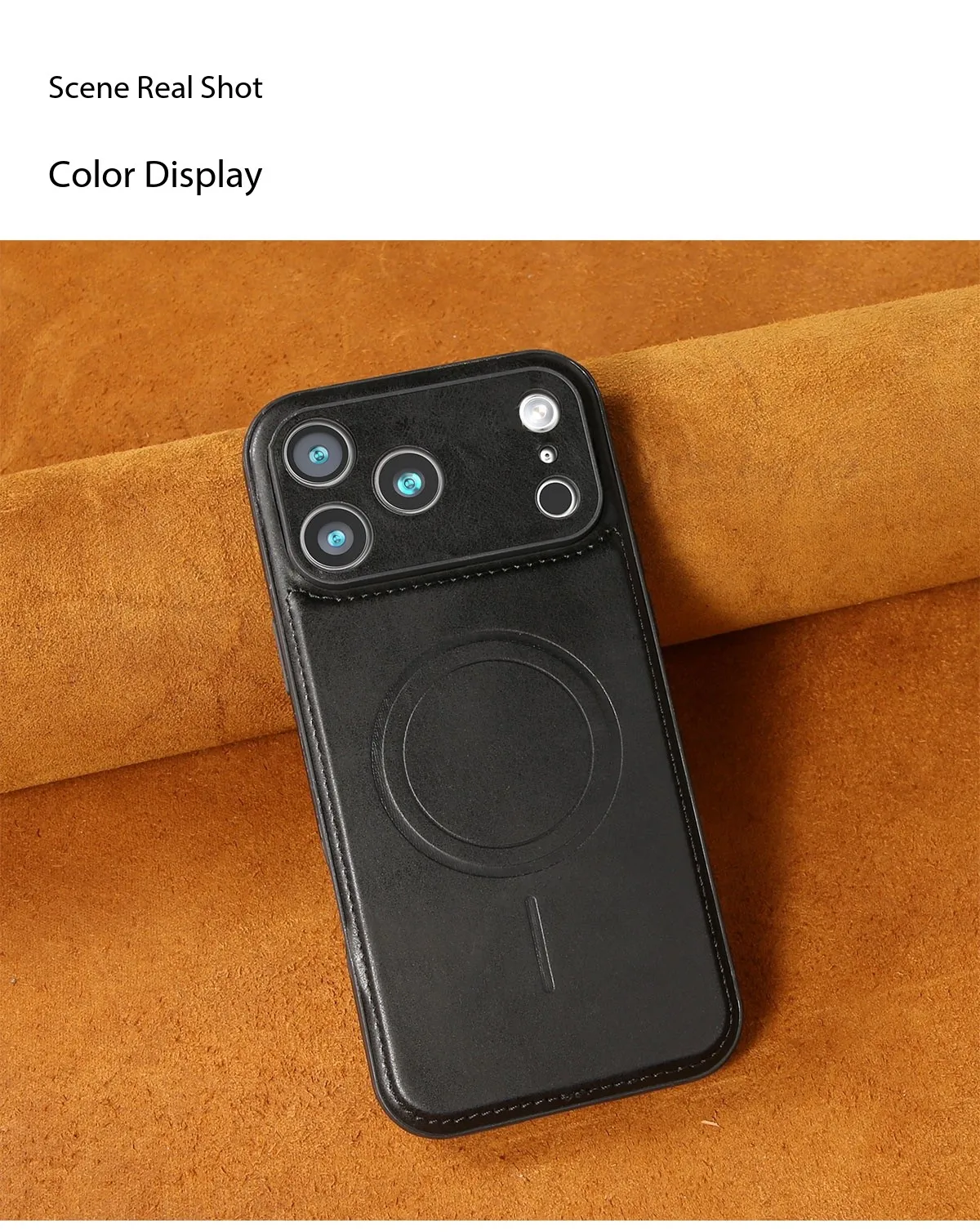 Luxury Strong Magnetic Leather Case for Apple iPhone 18 17 Pro Max 16 15 14 Plus 13 12 18Pro Wireless Shockproof MagSafe Cover