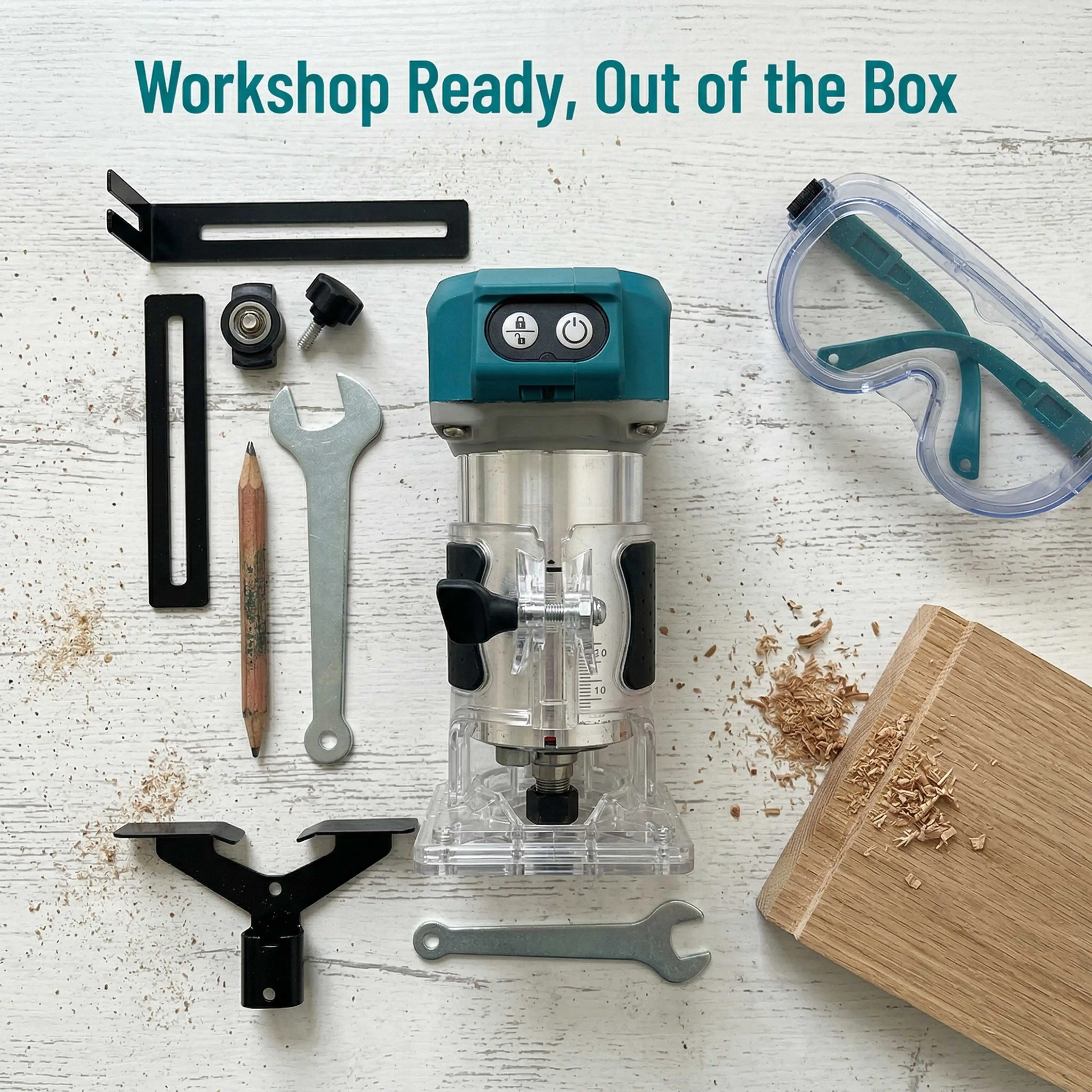 Makita DRT50 18V LXT Brushless Cordless Trimmer For Woodworking Slotting Milling And Edge Trimming