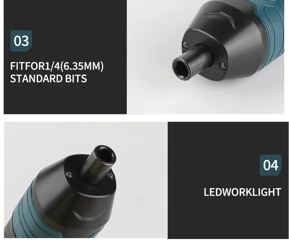 Makita HT422 3.6V Electric Screwdriver 280RPM 1/4 Inch Chuck Forward Reverse Switch Portable Design for Furniture Assembly tools