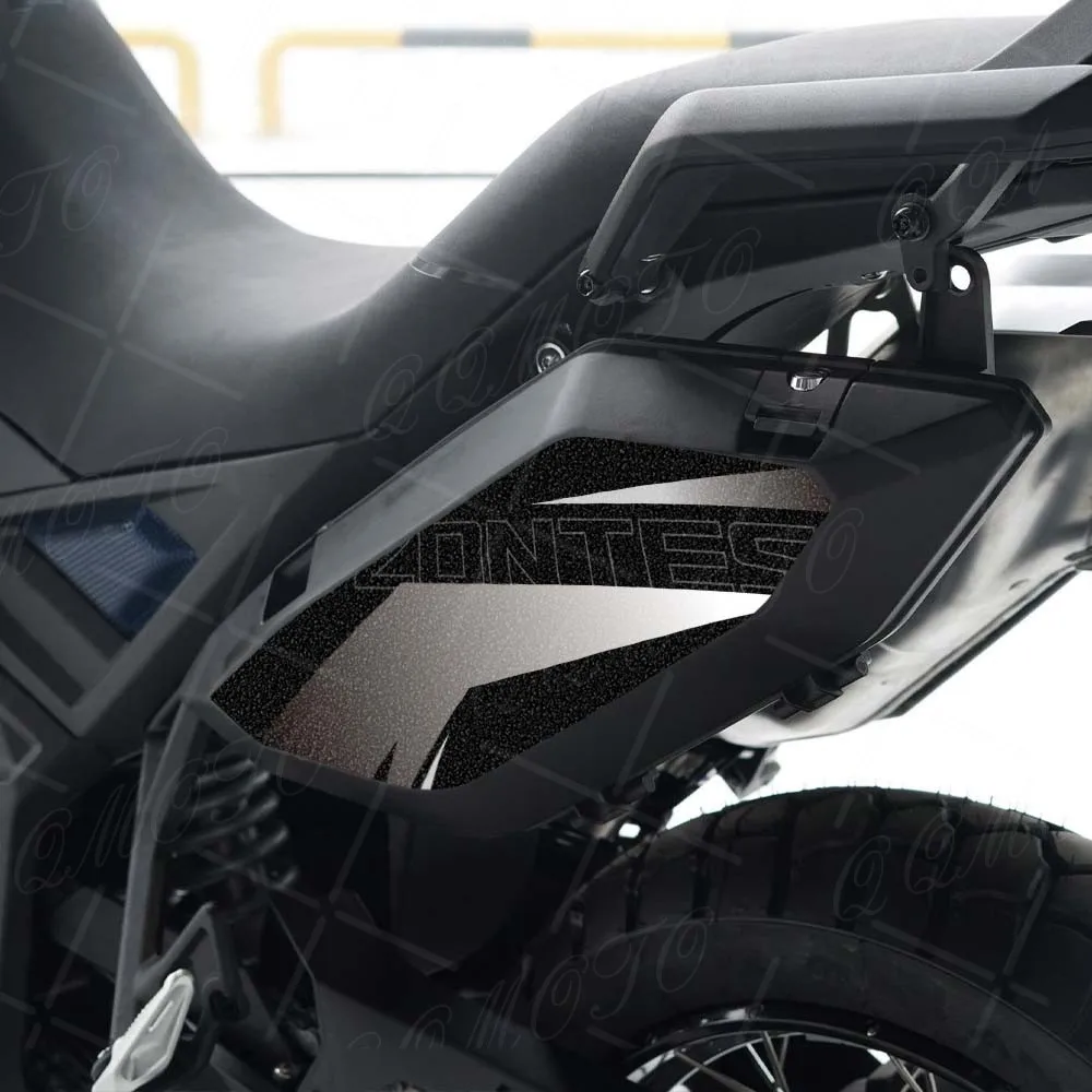 For Zontes 703F 703 F zontes 703f 2024 Adventure Motorcycle Exhaust Pipe Frosted Sticker Decorative Protection Waterproof Decal