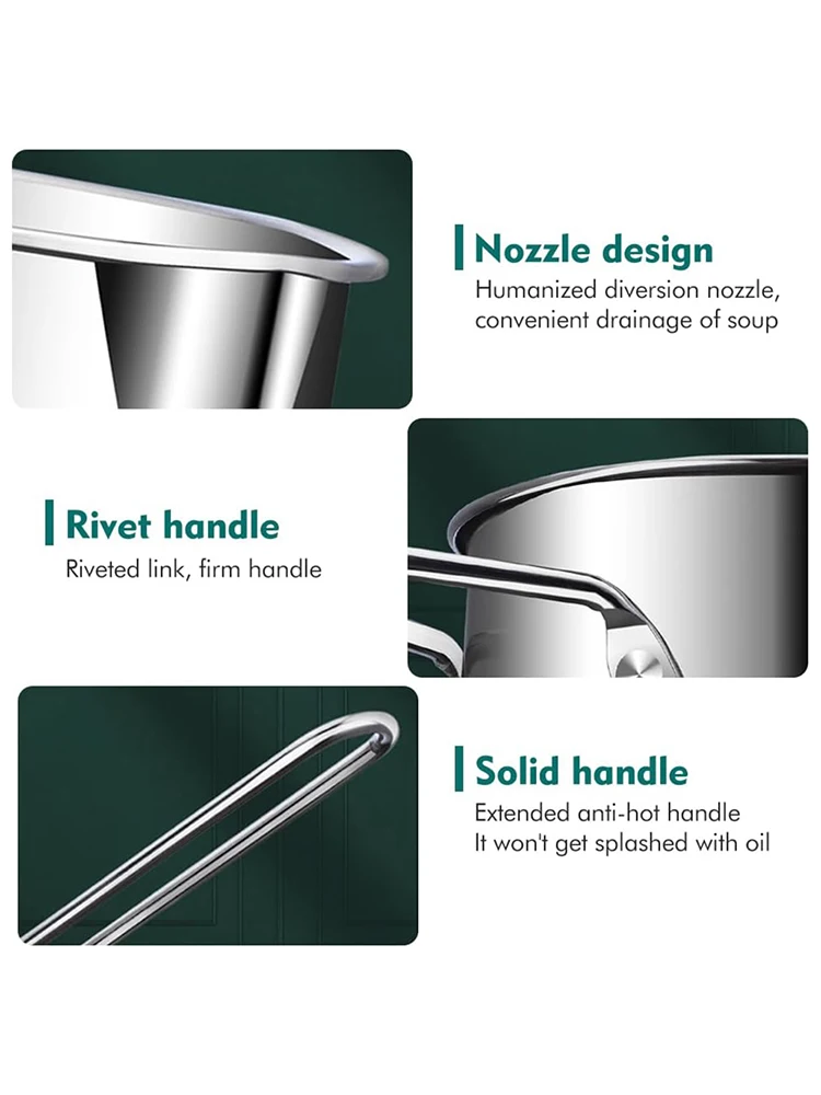 Stainless Steel Deep Fryer With Frying Basket Multifunctional Small Pot Kitchen Specific Frying Chicken And Other Cooking Tools