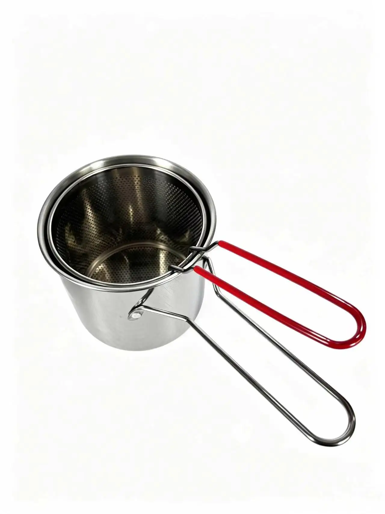Stainless Steel Deep Fryer With Frying Basket Multifunctional Small Pot Kitchen Specific Frying Chicken And Other Cooking Tools