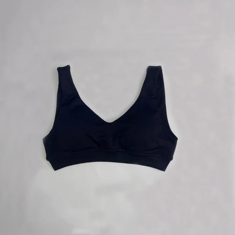Women's Seamless Gym Set Scoop Backless Sports Bra V Neck Top with Scrunch Shorts Yoga Workout Outfit Fitness Clothing