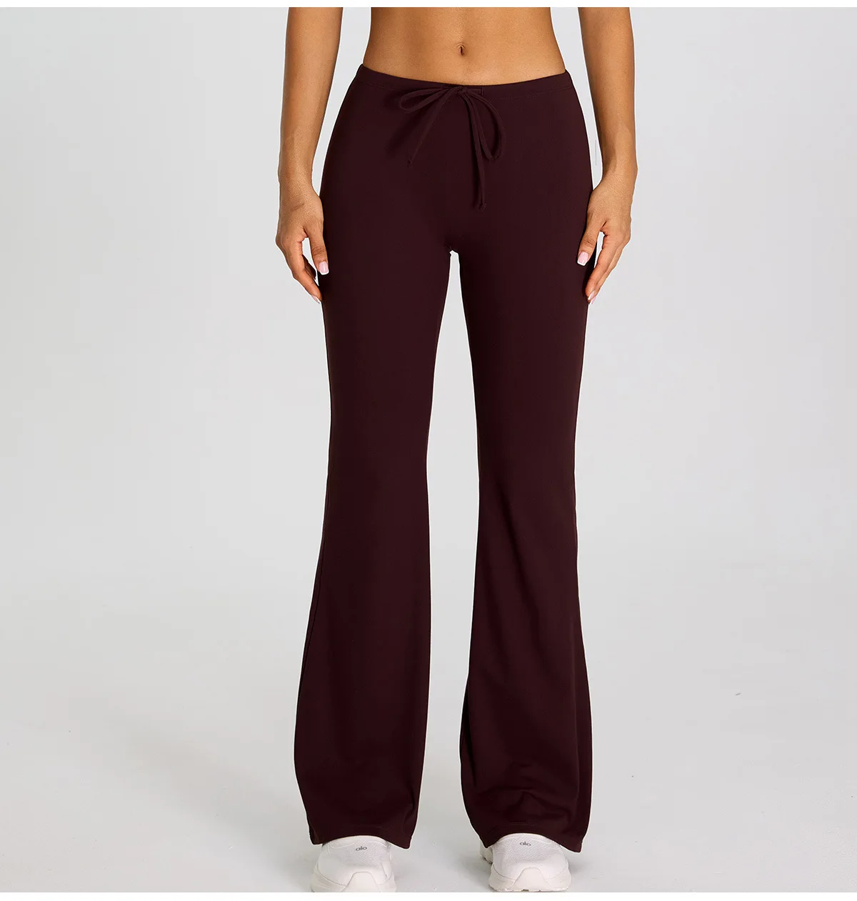 High Waist Flared Pant Hip Lifting Yoga Fitness Exercise Elastic Bell Bottom Pants Women Casual Outdoor Running Yoga Leggings