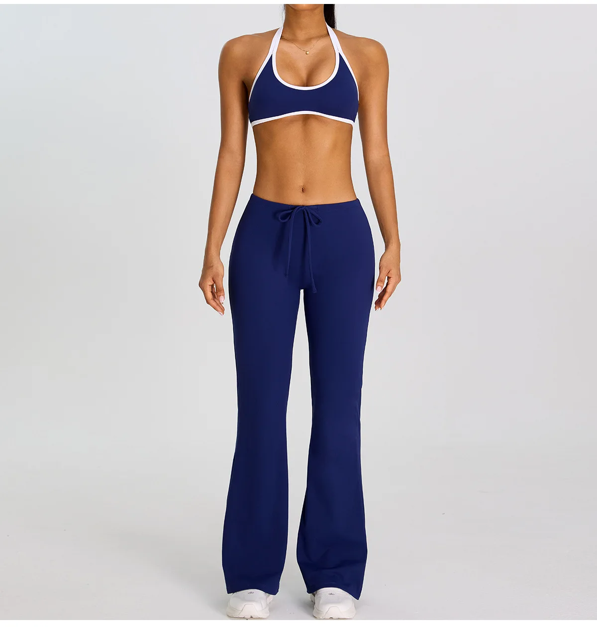 High Waist Flared Pant Hip Lifting Yoga Fitness Exercise Elastic Bell Bottom Pants Women Casual Outdoor Running Yoga Leggings