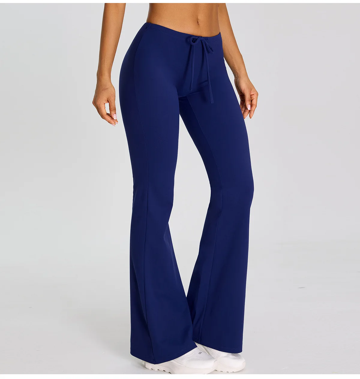 High Waist Flared Pant Hip Lifting Yoga Fitness Exercise Elastic Bell Bottom Pants Women Casual Outdoor Running Yoga Leggings