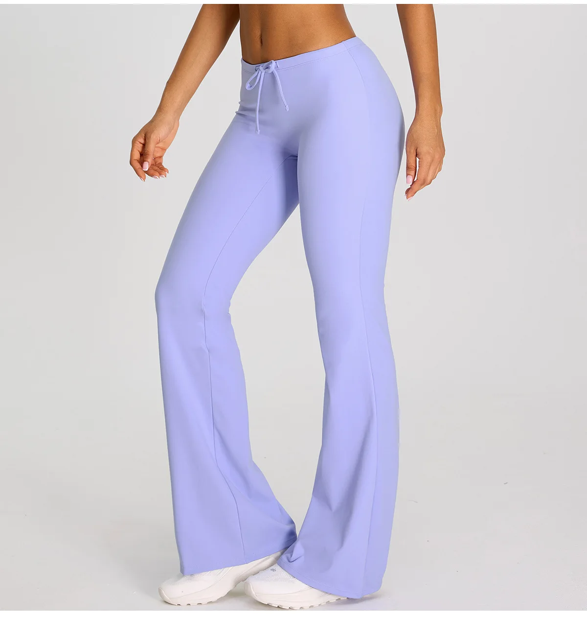 High Waist Flared Pant Hip Lifting Yoga Fitness Exercise Elastic Bell Bottom Pants Women Casual Outdoor Running Yoga Leggings
