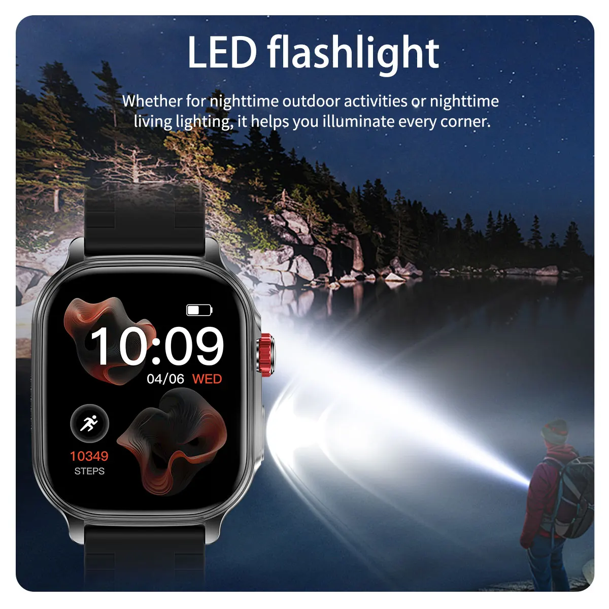 2026 New Men's and Women's Smartwatches, Fitness Trackers, Wireless Calling, IPX8 Waterproof, Activity Pedometers, Birthday Gift