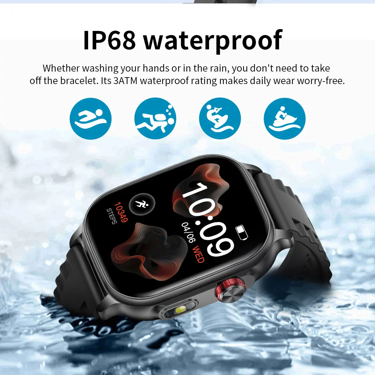 2026 New Men's and Women's Smartwatches, Fitness Trackers, Wireless Calling, IPX8 Waterproof, Activity Pedometers, Birthday Gift