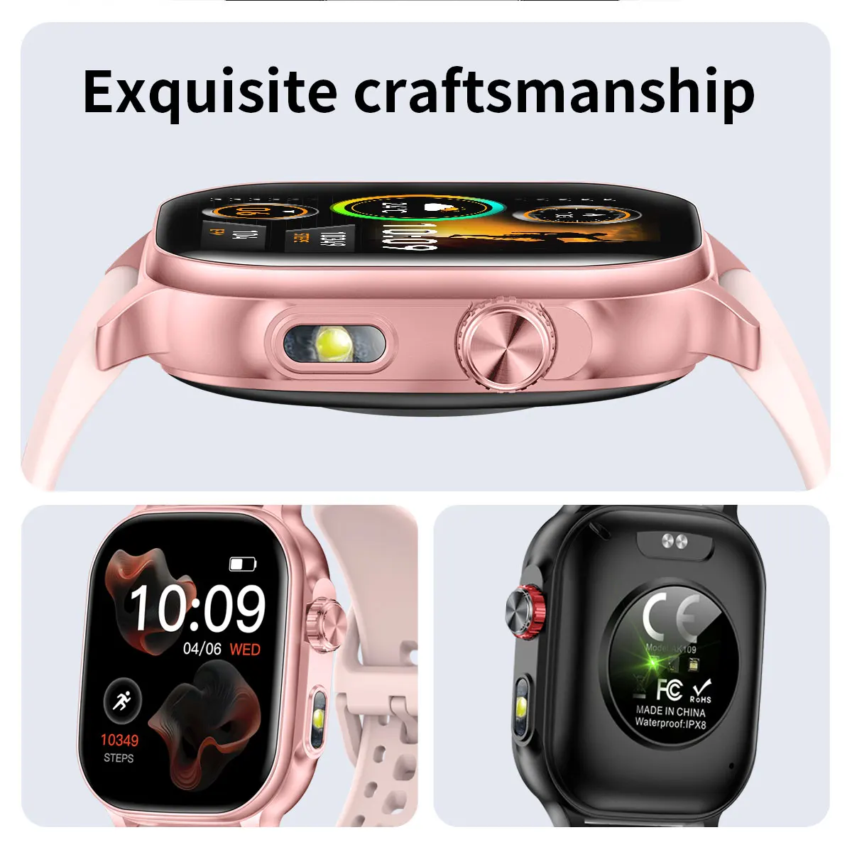 2026 New Men's and Women's Smartwatches, Fitness Trackers, Wireless Calling, IPX8 Waterproof, Activity Pedometers, Birthday Gift