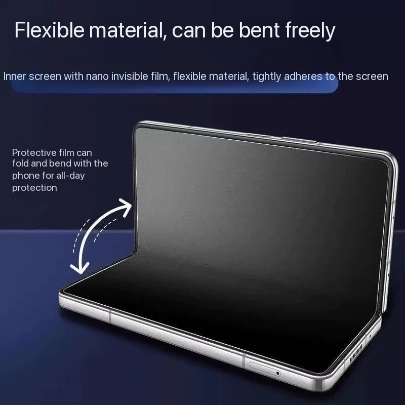 2 PCS Matte HD Clear Hydrogel Soft TPU Film For iPhone 18 Flod For iPhone Duo Inner Outer Screen Protector